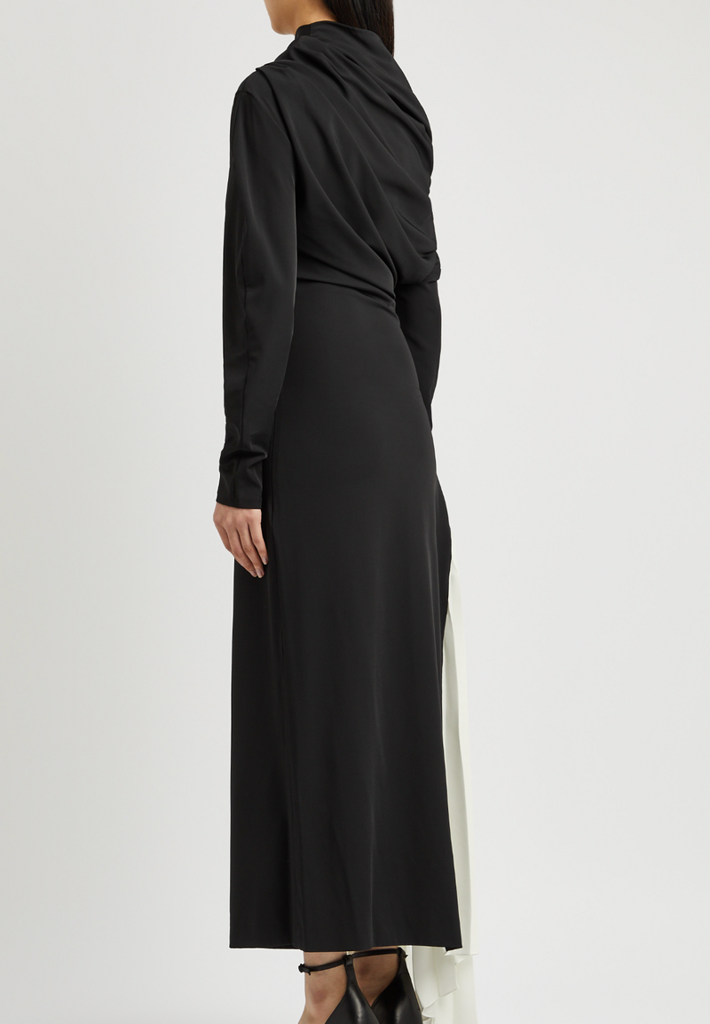 Awake Mode Asymmetric Stretch-Jersey Maxi Dress