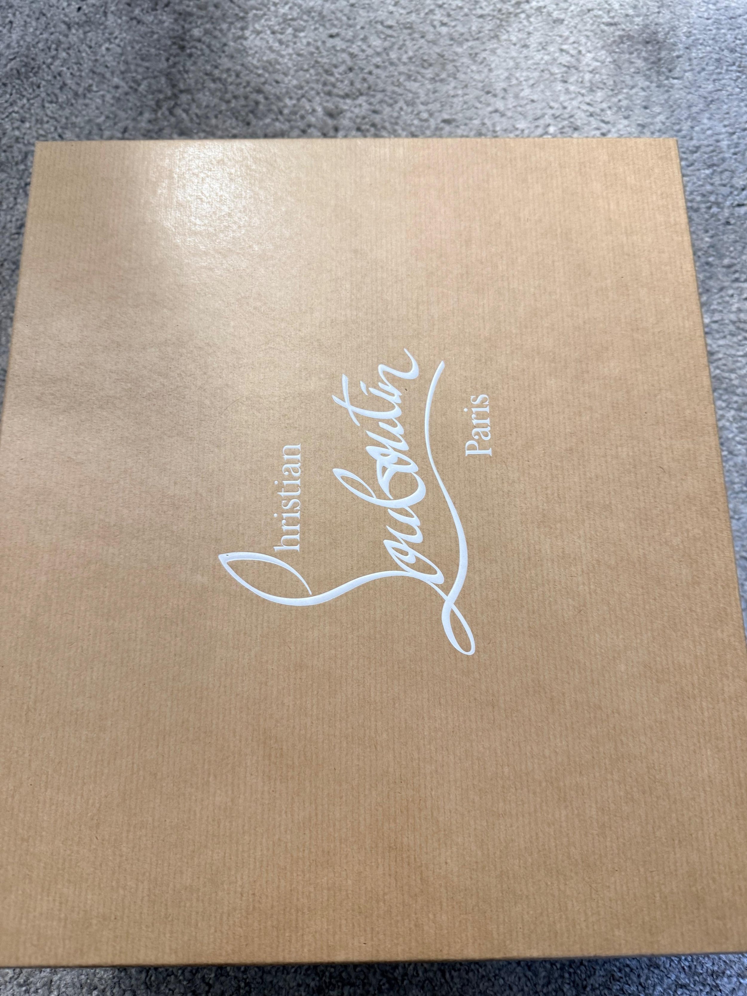 Christian Louboutin Black Leather Zip Booty