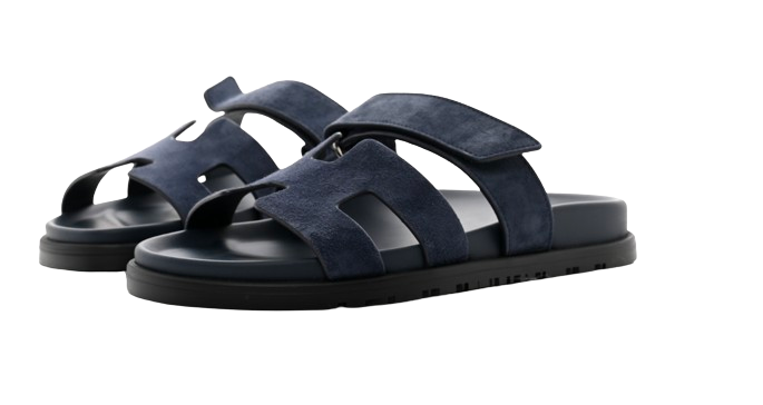 Hermes Blue Celeste Chypre Sandals
