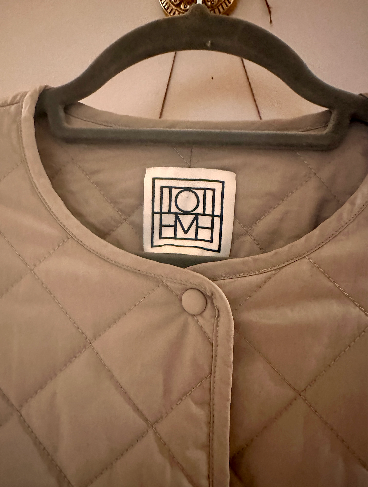 Toteme Sand Quilted Jacket