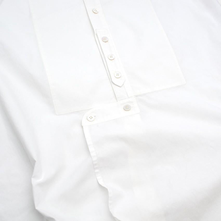Stella McCartney White Cotton Button-Down Long-Sleeve Tunic