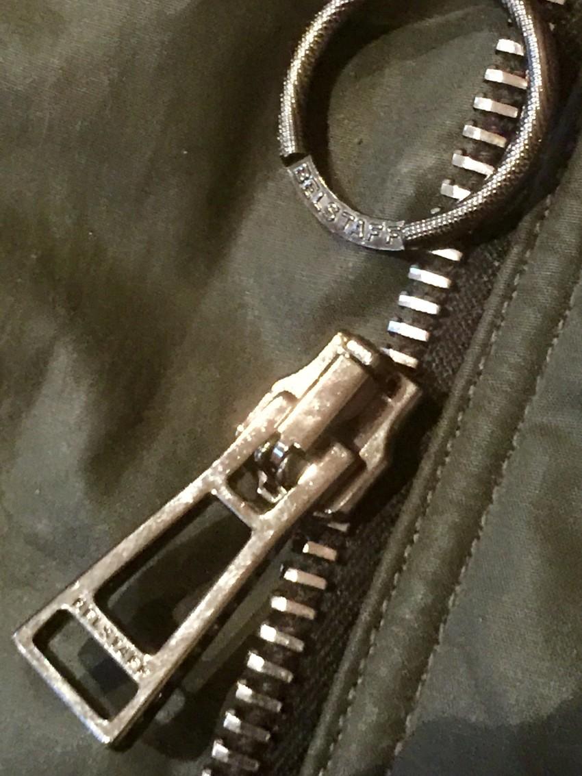 Belstaff Green Outlaw Waxed Biker Jacket