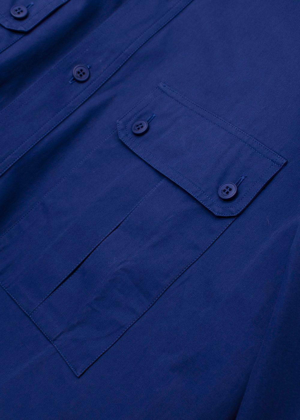Saint Laurent Purple Cotton Overshirt