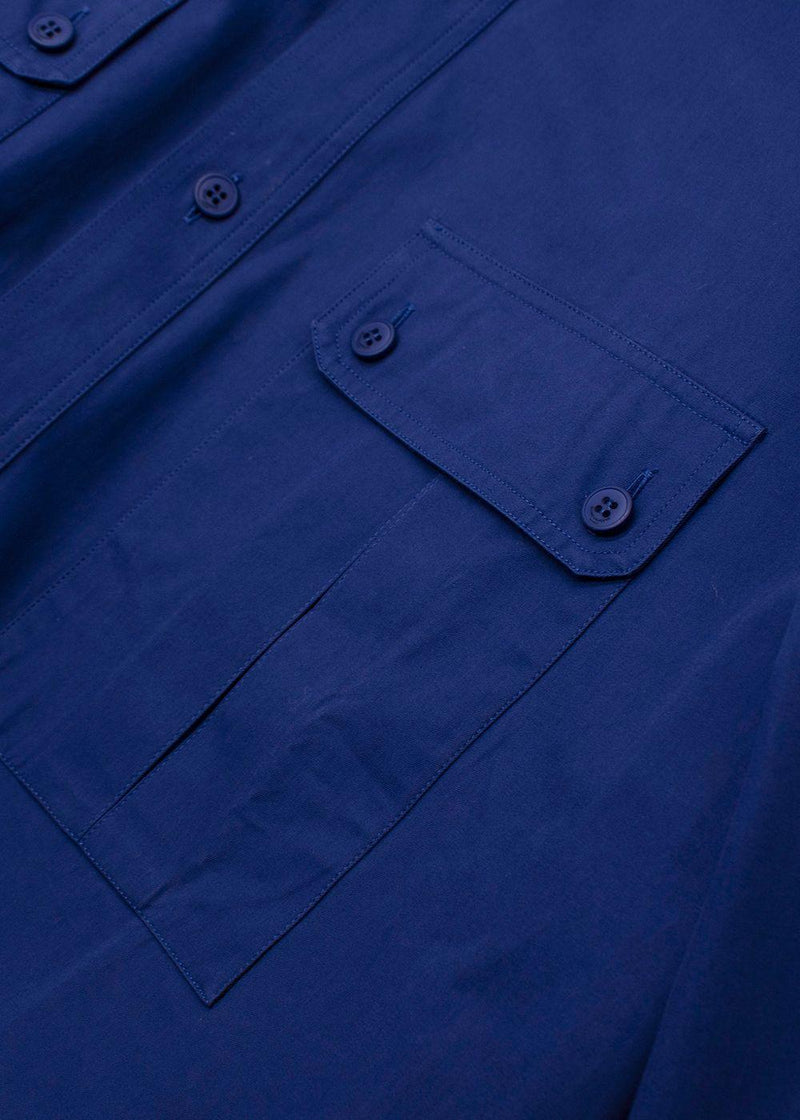 Saint Laurent Purple Cotton Overshirt