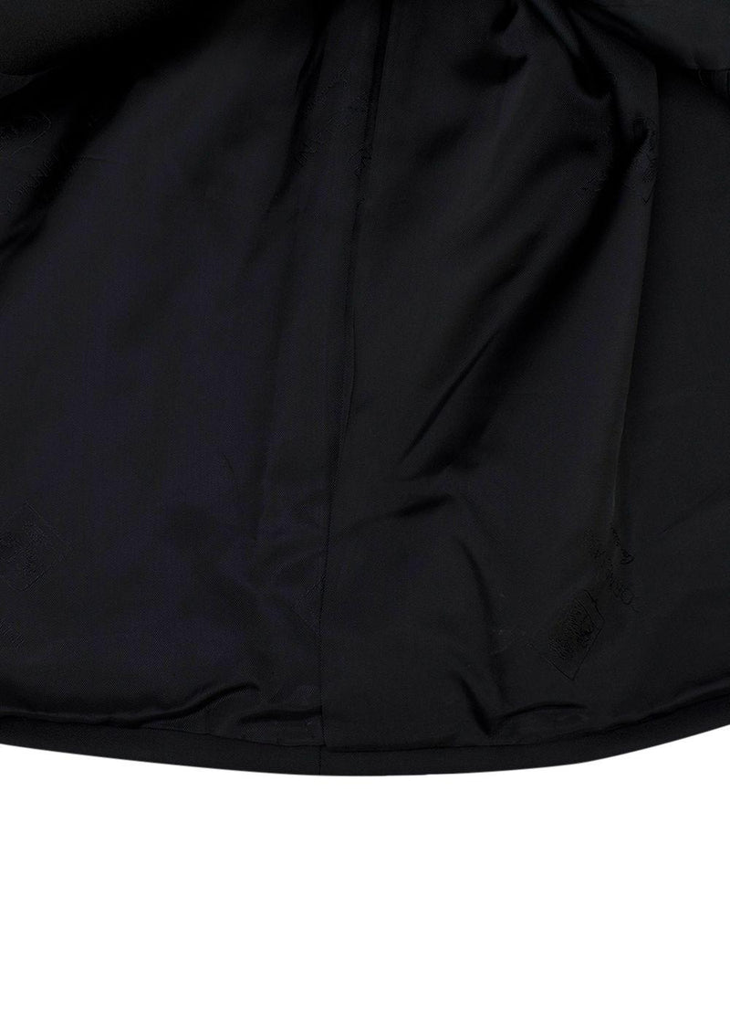 Corneliani Black Extra Fine Wool Single Breasted Suit