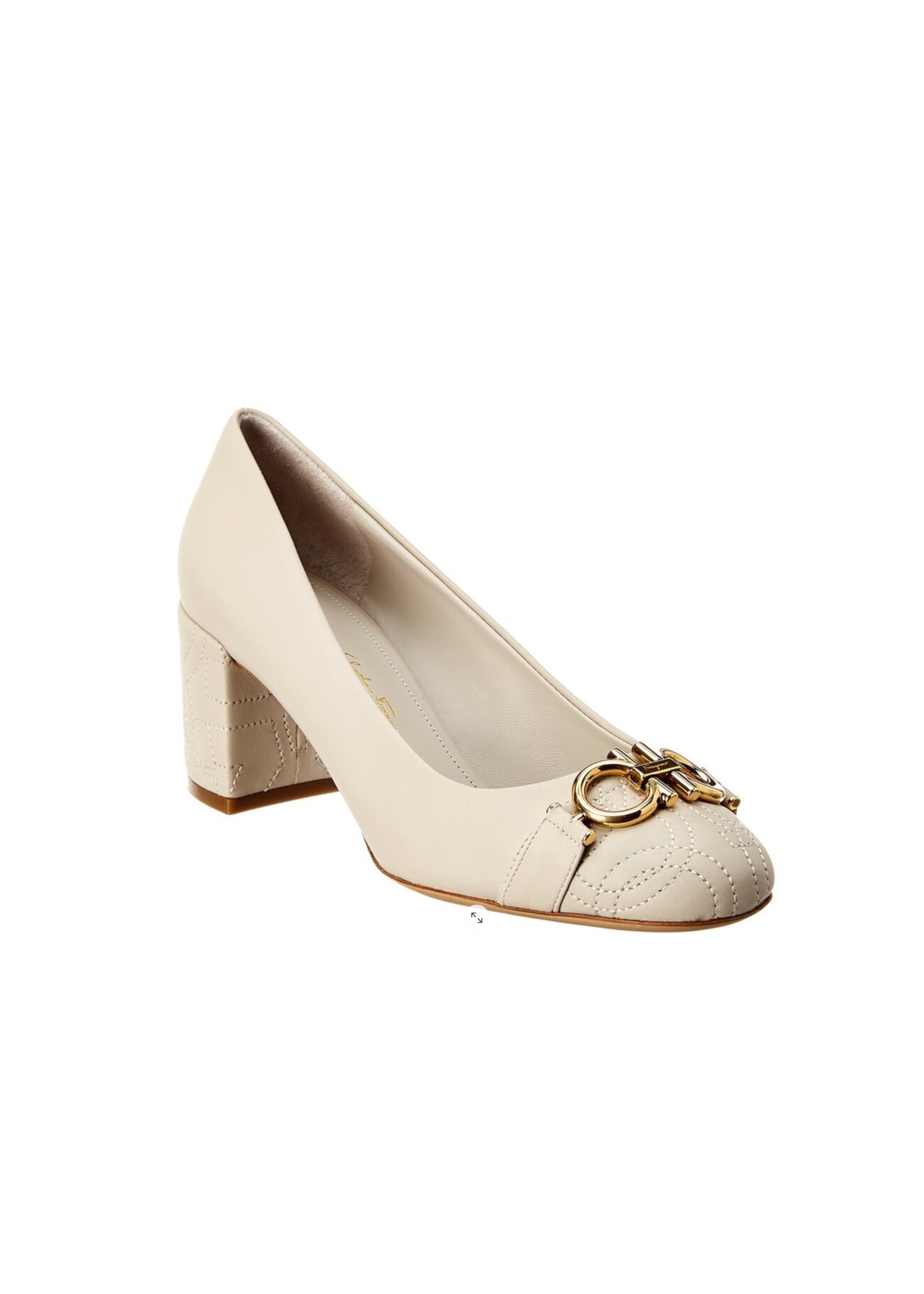 Garda Quilted Leather Pumps