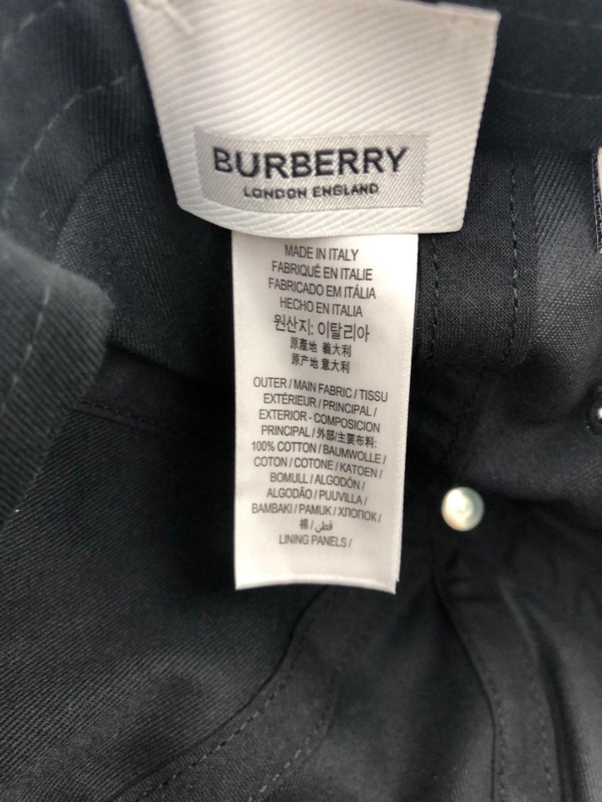 Burberry Embroidered Logo Baseball Cap