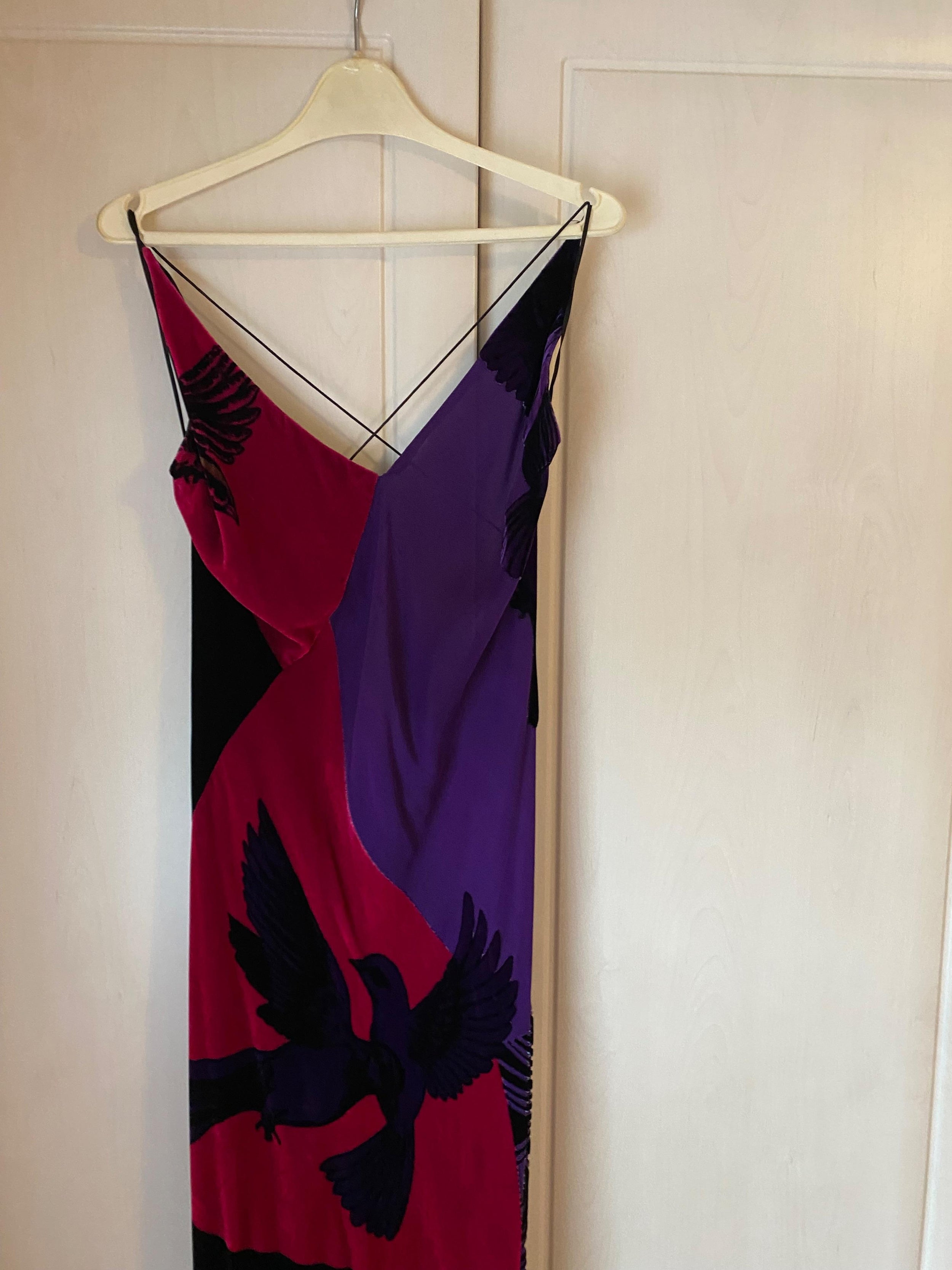 Joop Velvet Maxi Dress And Shawl