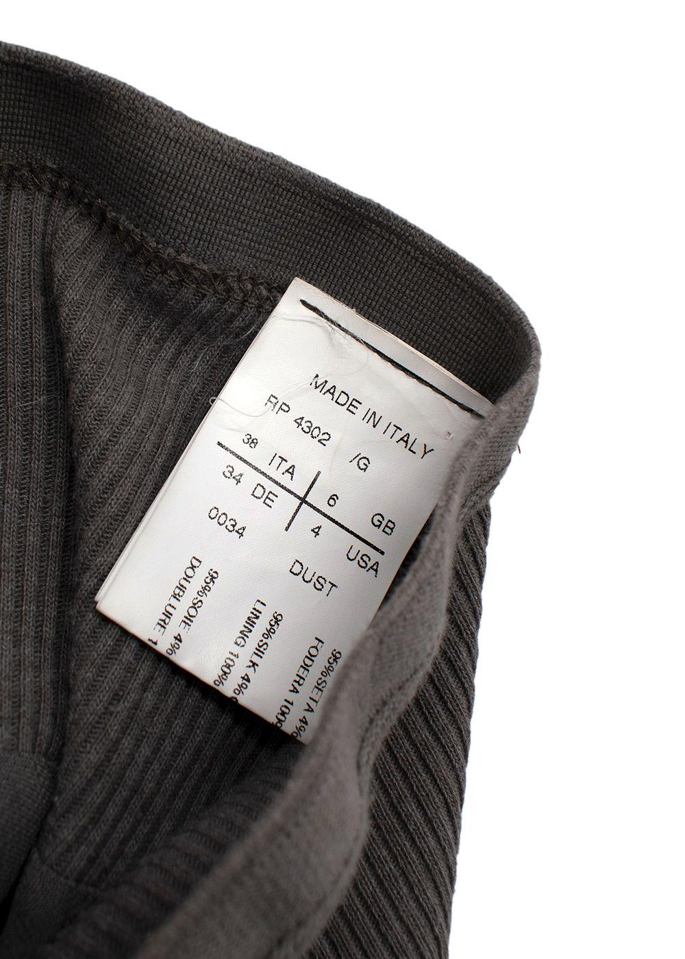 Rick Owens Silk Maxi Skirt