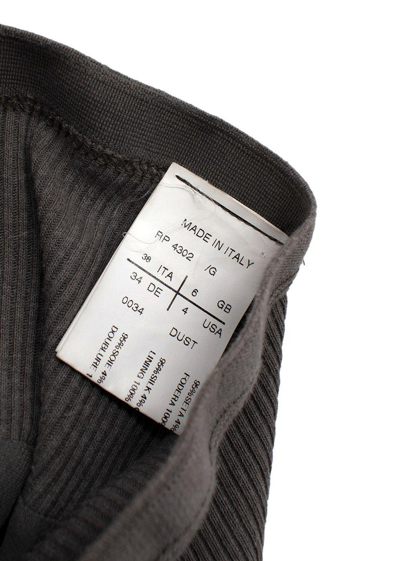 Rick Owens Silk Maxi Skirt