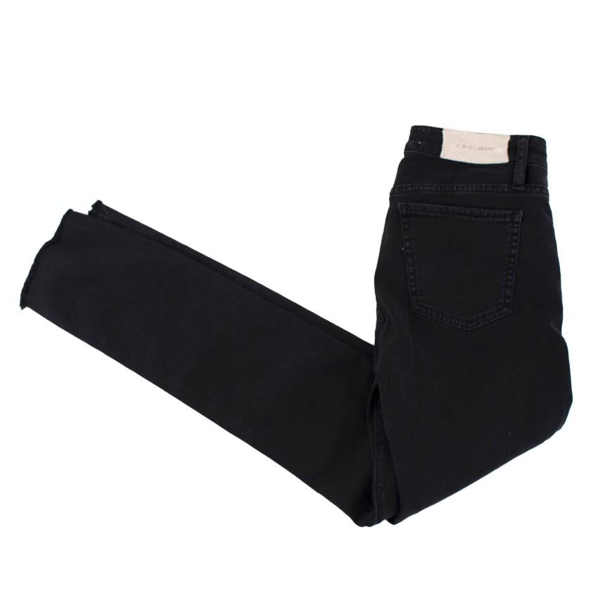 IRO Jarod Ajuste Distressed Black Jeans