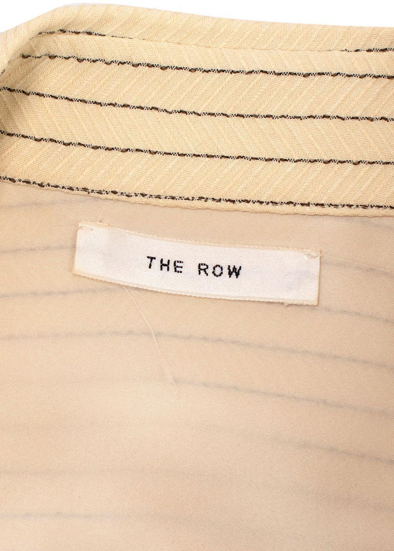 The Row Sonia Striped Jacquard Dress