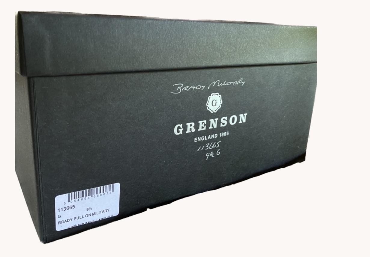 Grenson Grey Bray Combat Boots