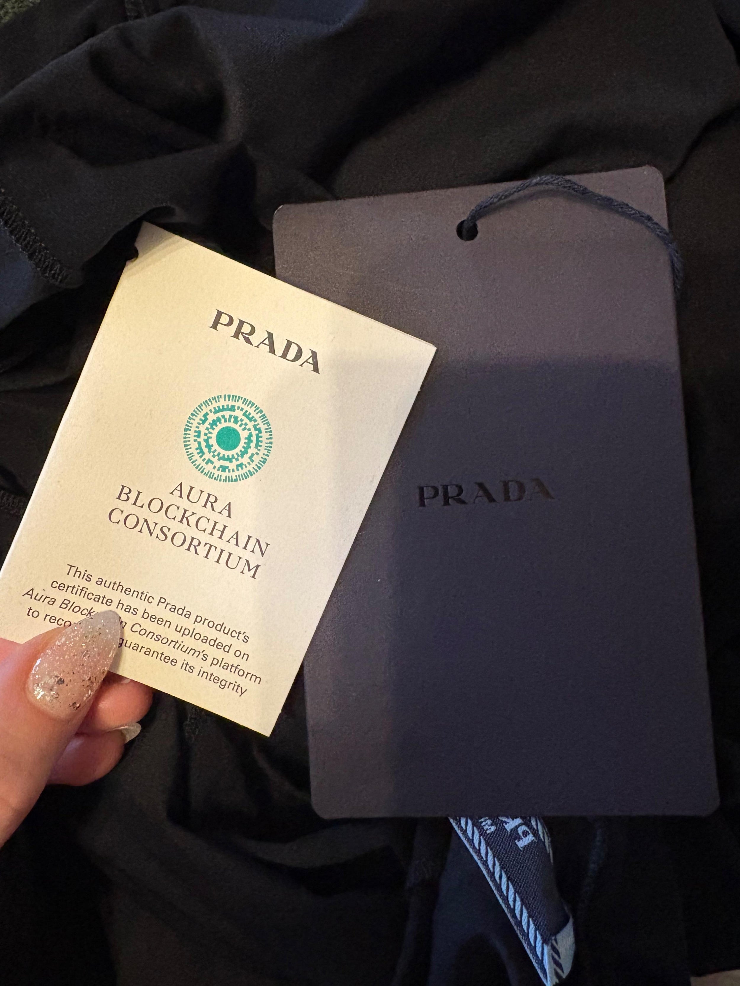 Prada Black Jersey Turtleneck Jumper