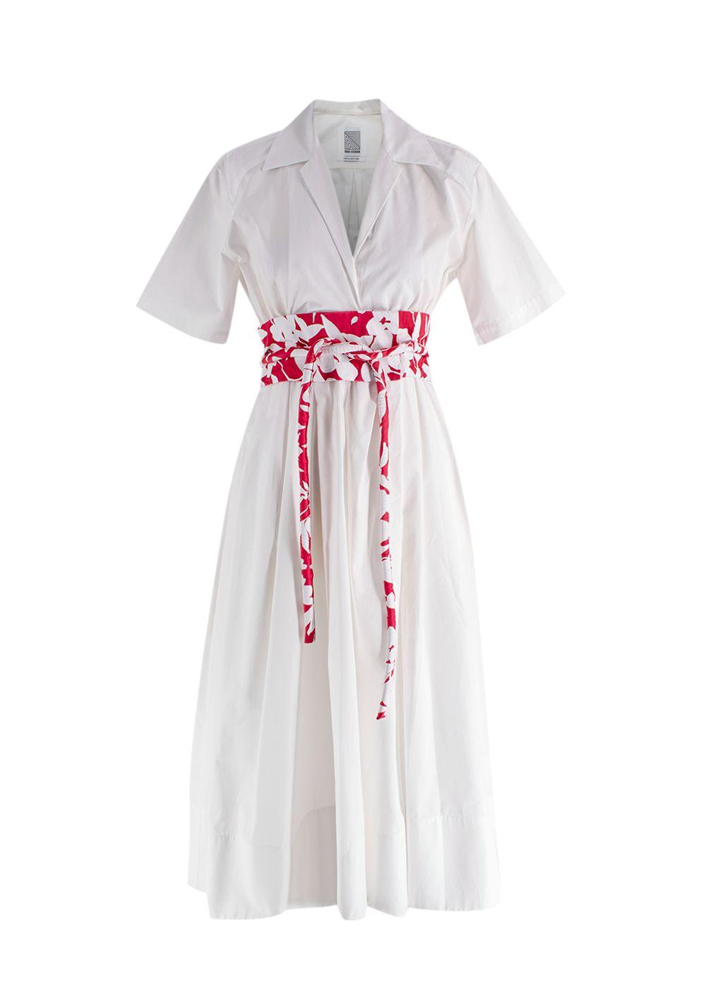 Obi Belted Shirt Dress