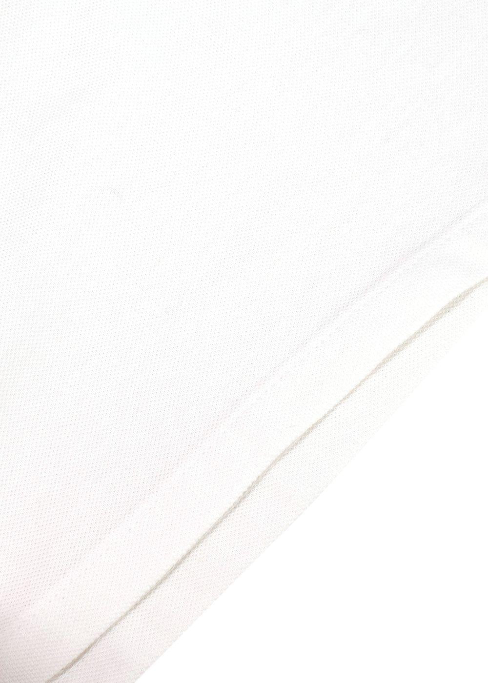 JW Anderson White Cotton Polo Shirt
