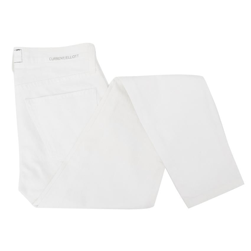 Current/Elliot White Distressed Jeans