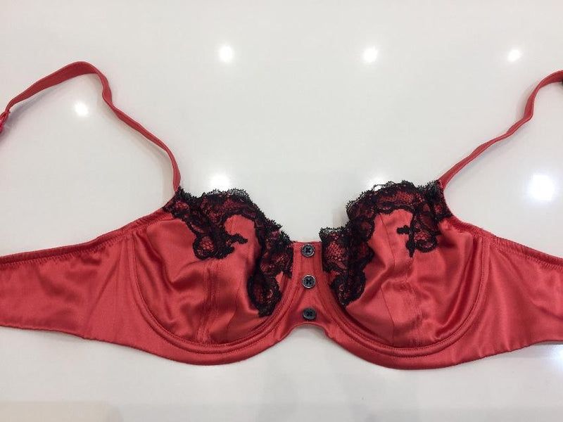 Chantal Thomass Strawberry Silk & Lace Lingerie Set