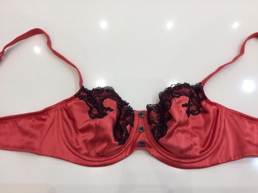 Chantal Thomass Strawberry Silk & Lace Lingerie Set