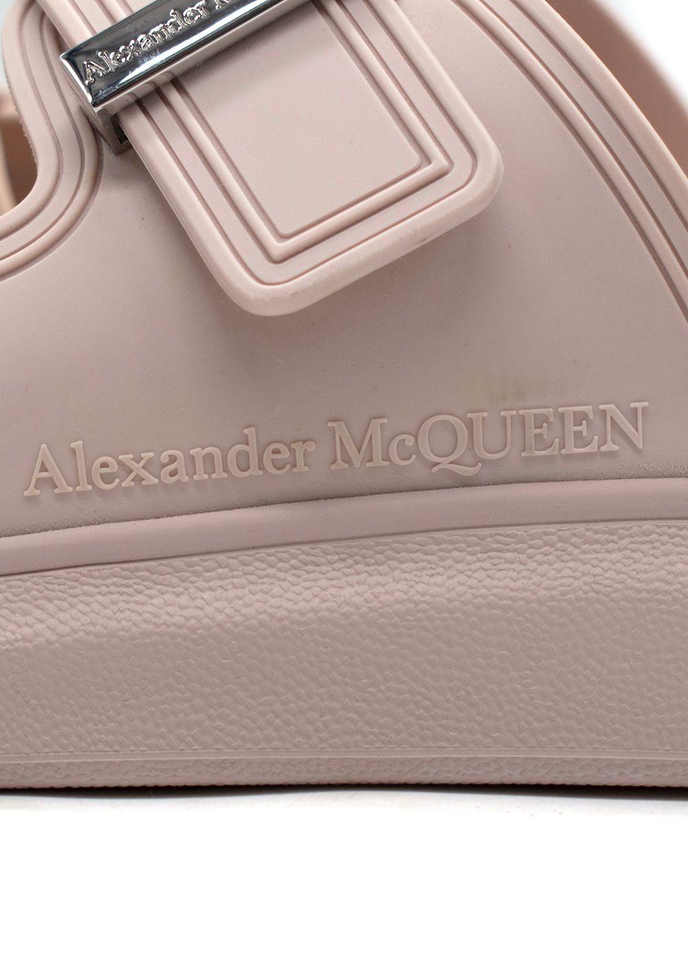 Alexander McQueen Rose Pink Hybrid Slide