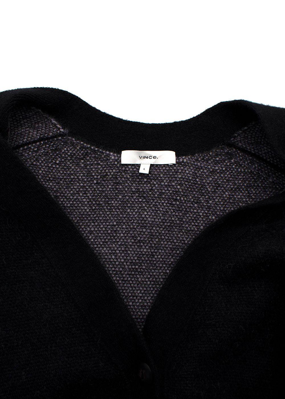 Vince Orchid Jacquard Wool, Alpaca & Mohair-Blend Cardigan