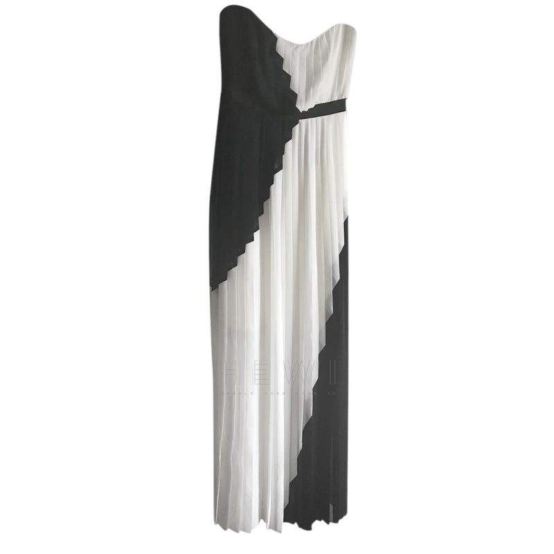 Paul Smith Black Label Pleated Chiffon Gown