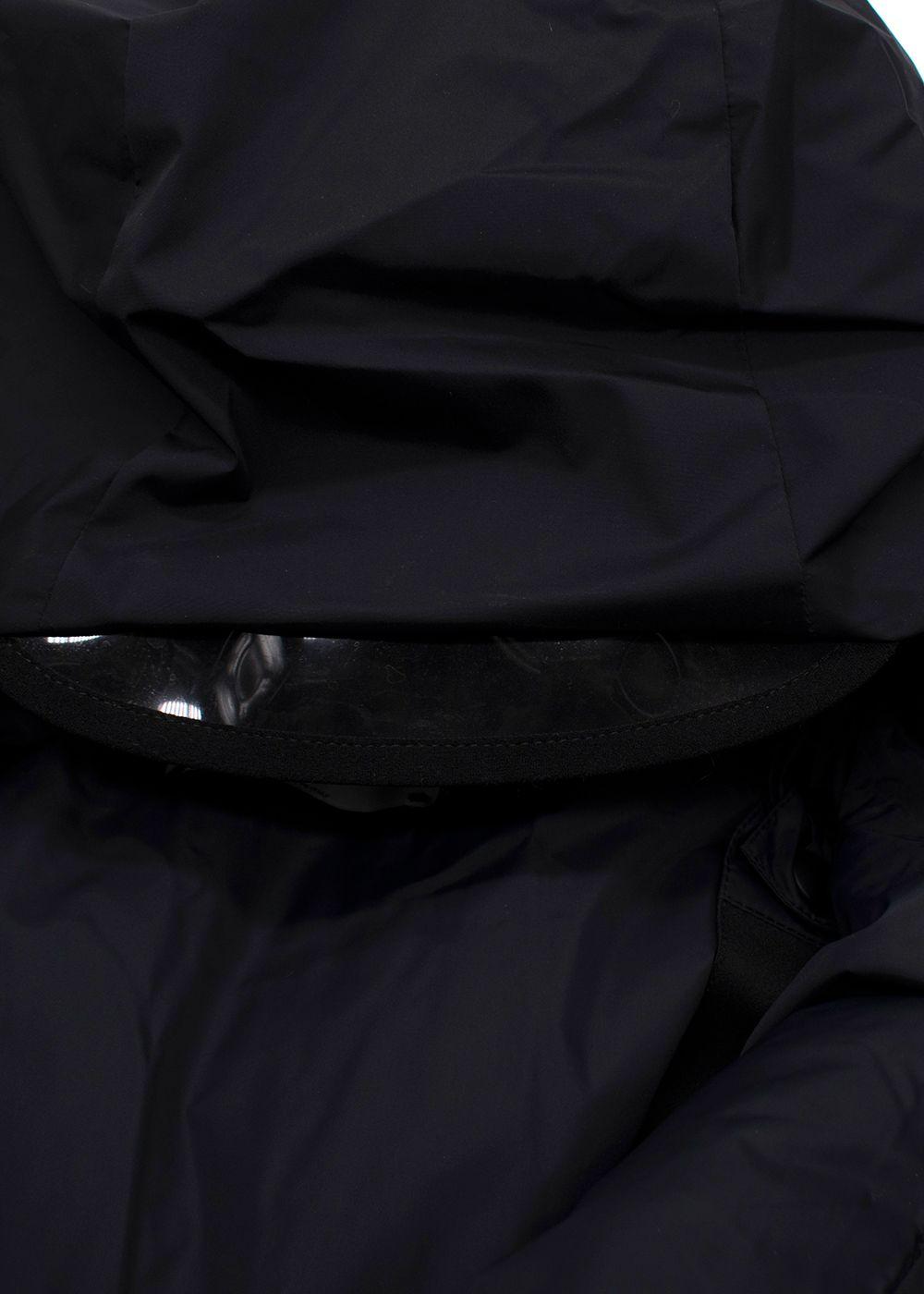 Fendi Black Hooded Ski Jacket