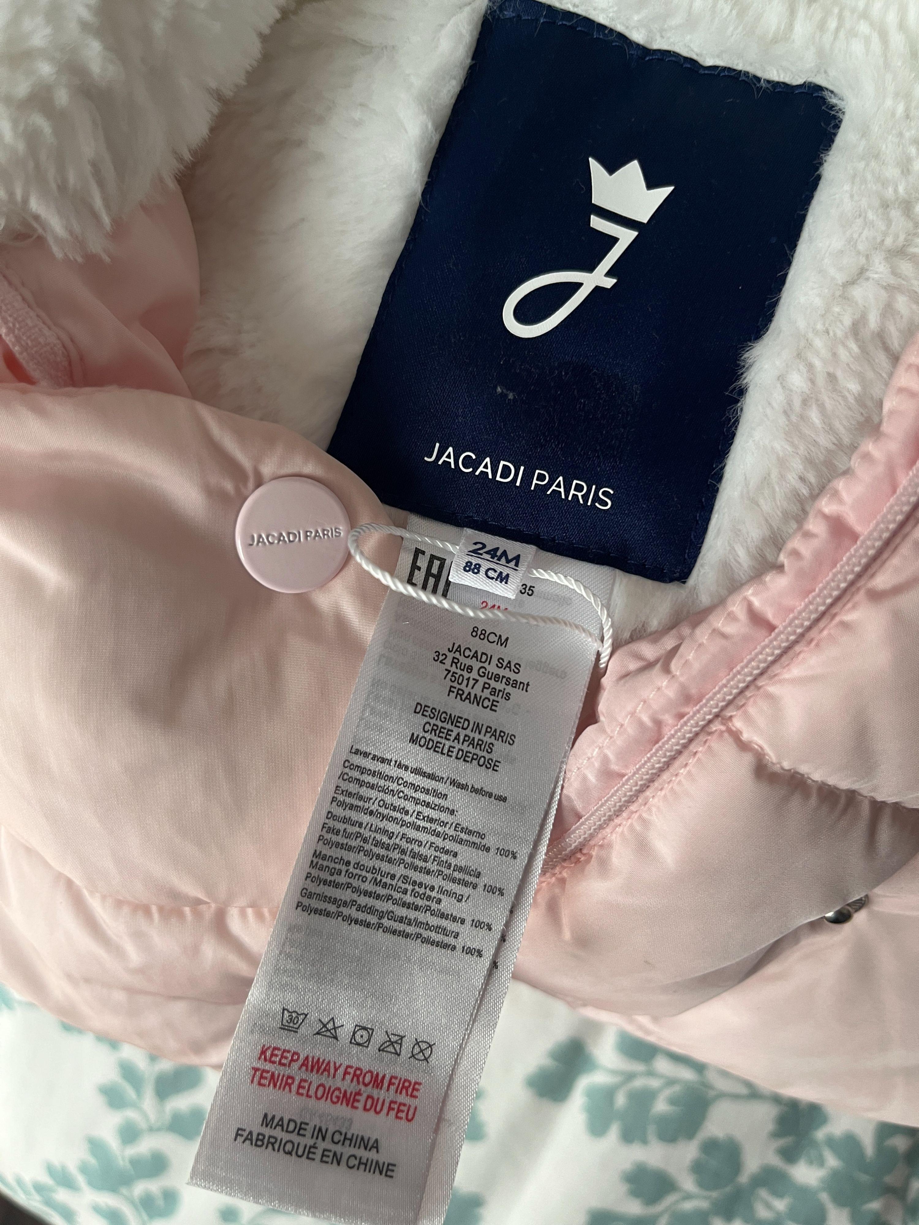 Jacadi Pale Pink Hooded Jacket