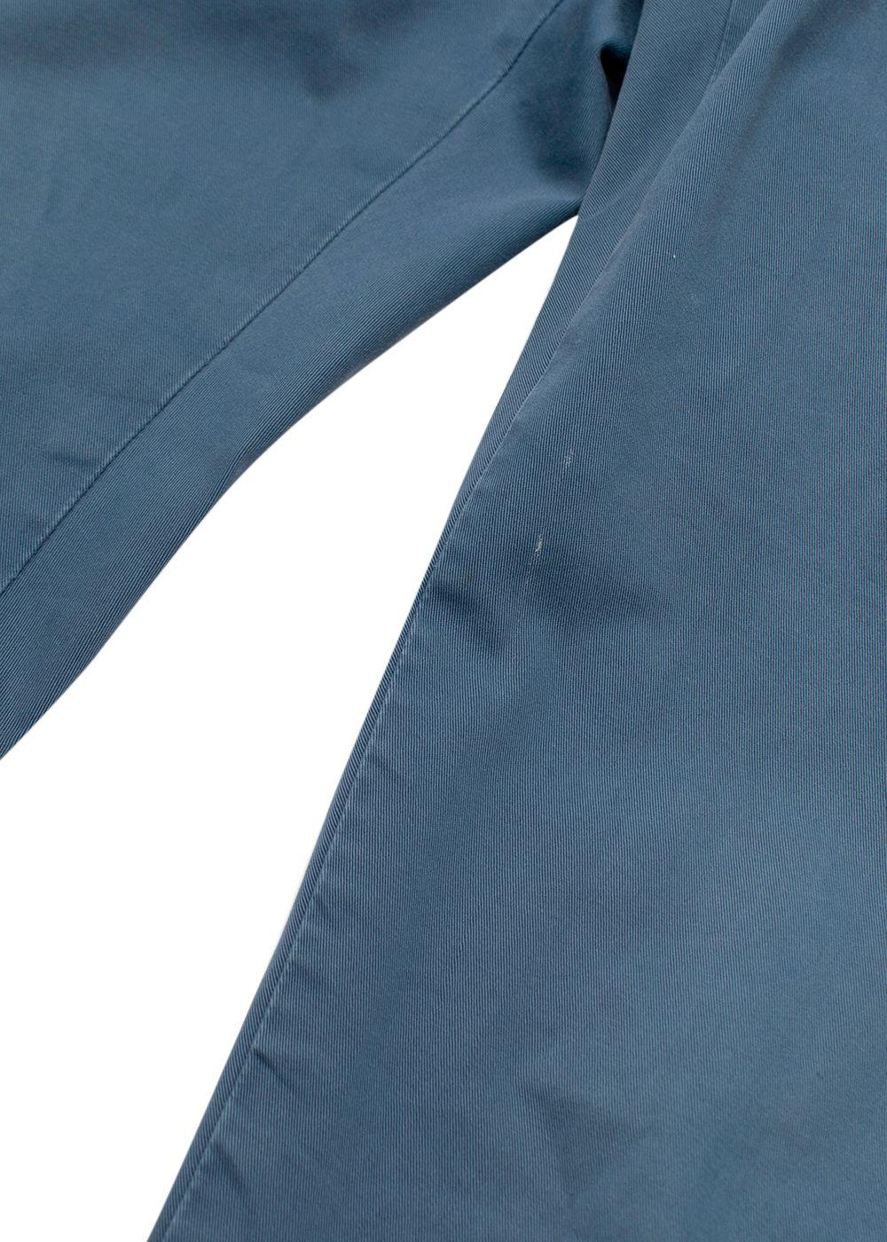 Closed Blue Cotton Chino Trousers