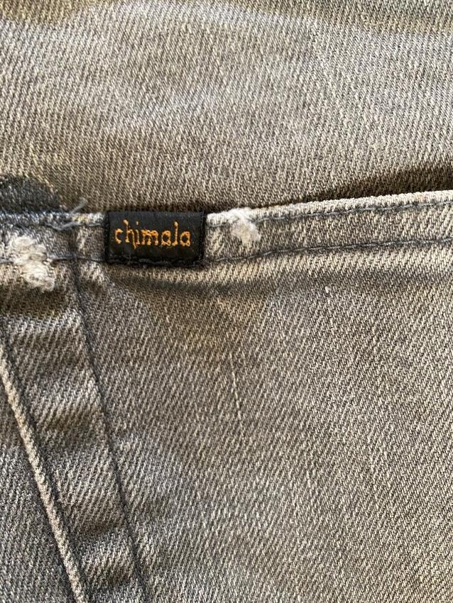 Chimala Grey Distressed Cuff Jeans