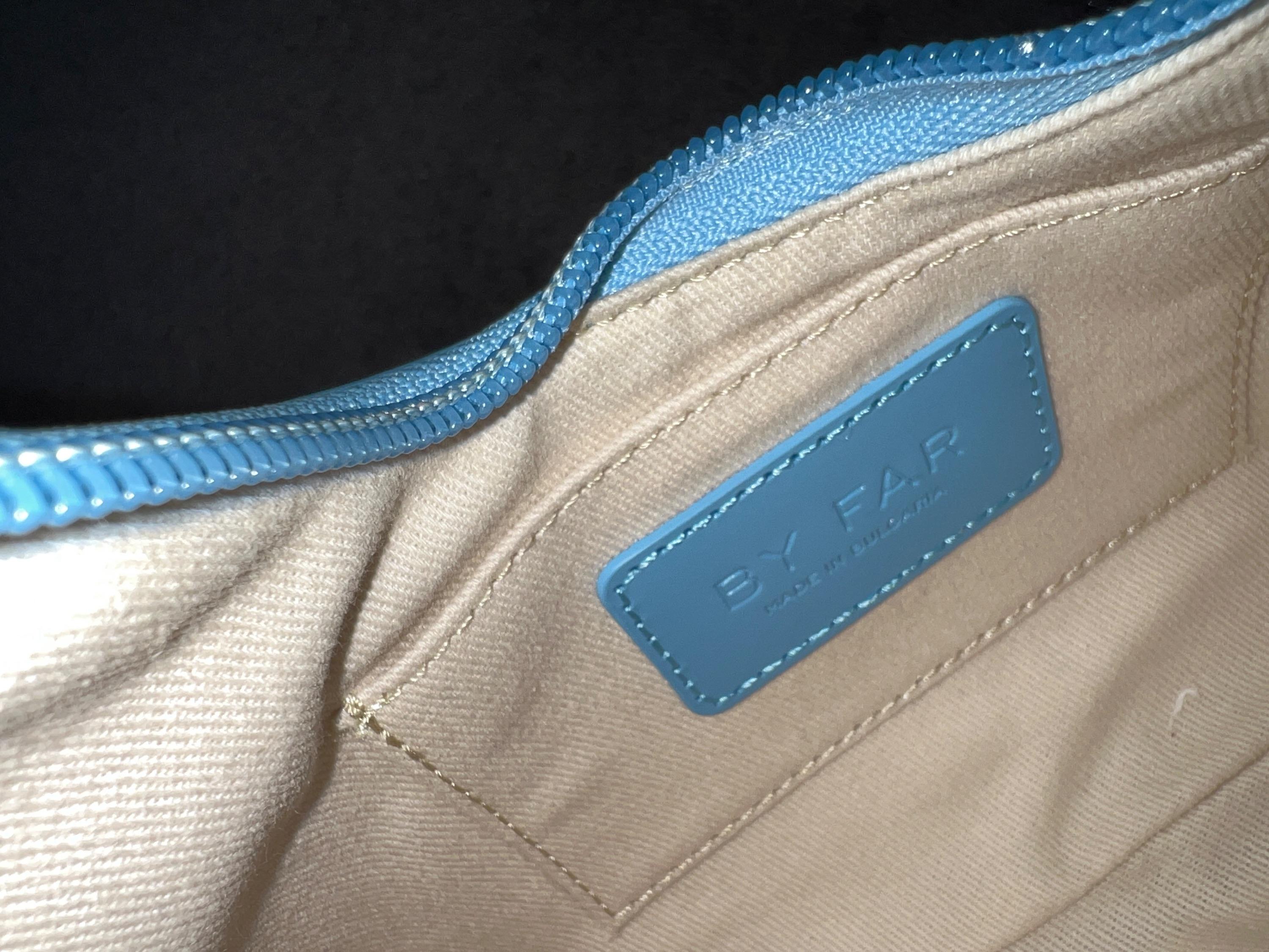 ByFar Blue Baby Amber Shoulder Bag