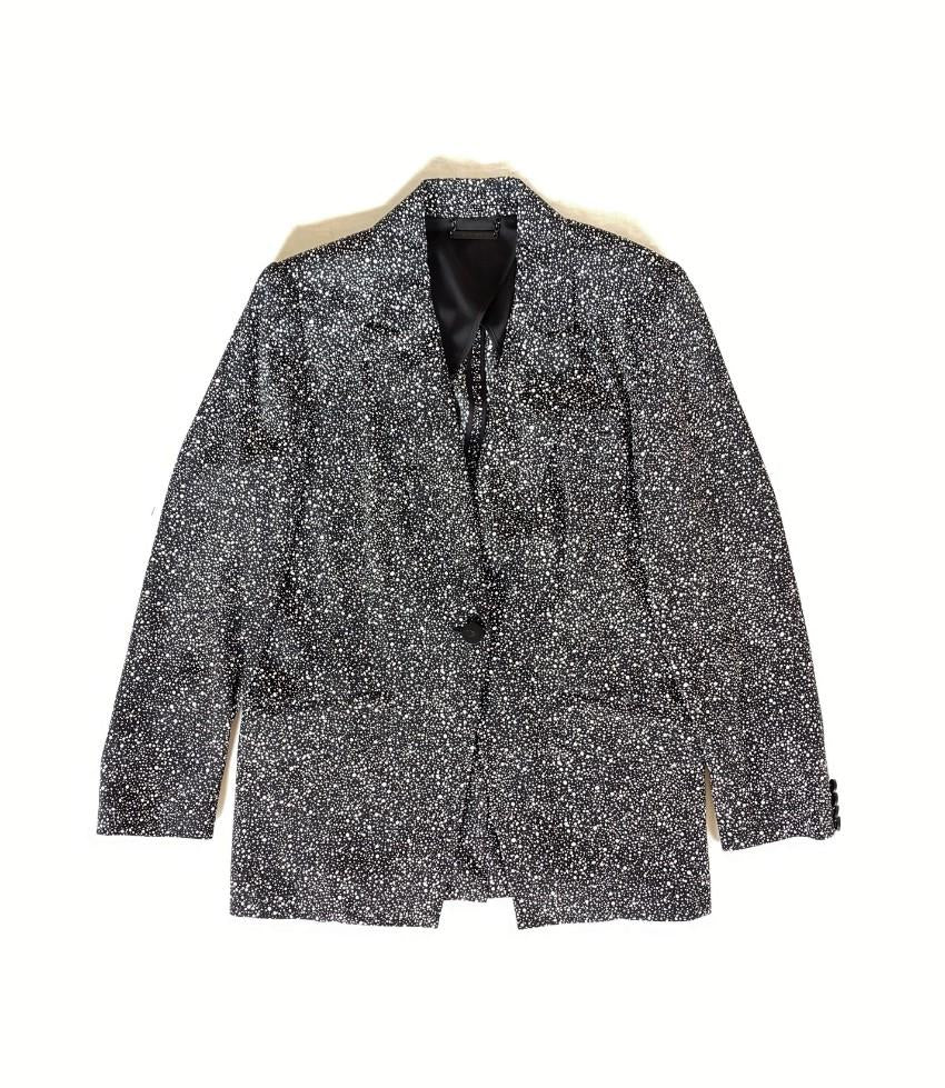 DVF Black & White Charlotte Tailored Jacket