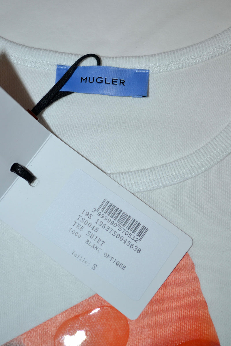 Mugler Printed Cotton Tank Top