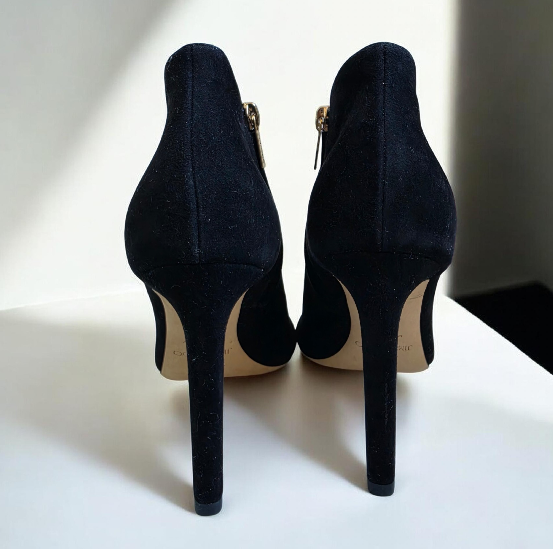 Jimmy Choo Black Suede Lorna Booties