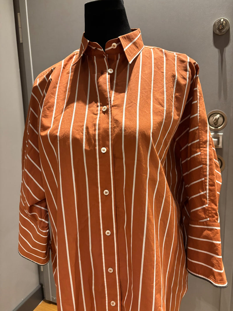 Brunello Cucinelli Striped Cotton Shirt