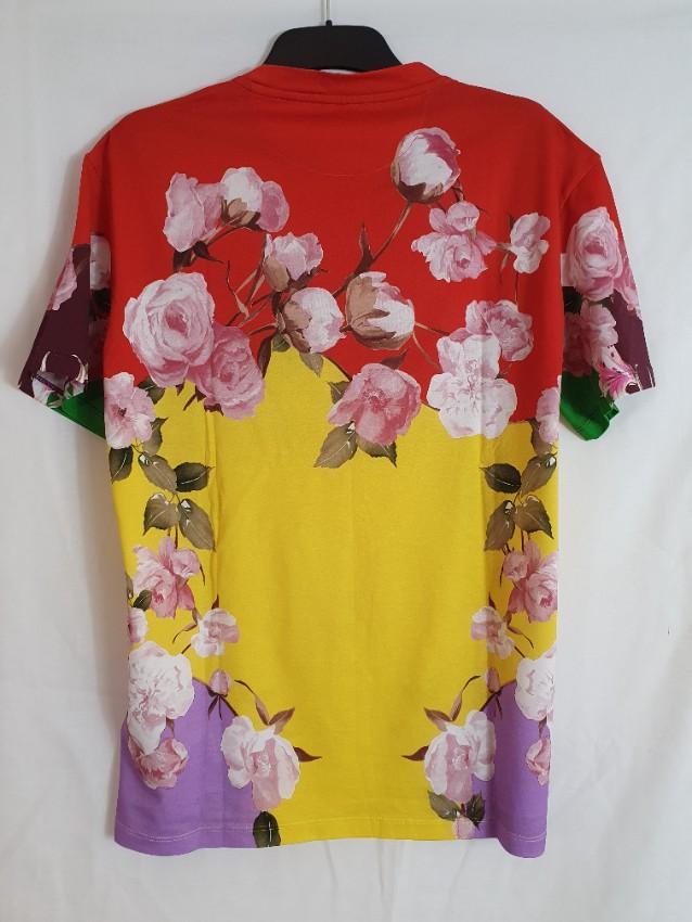 Valentino Flying Flowers Print T-Shirt