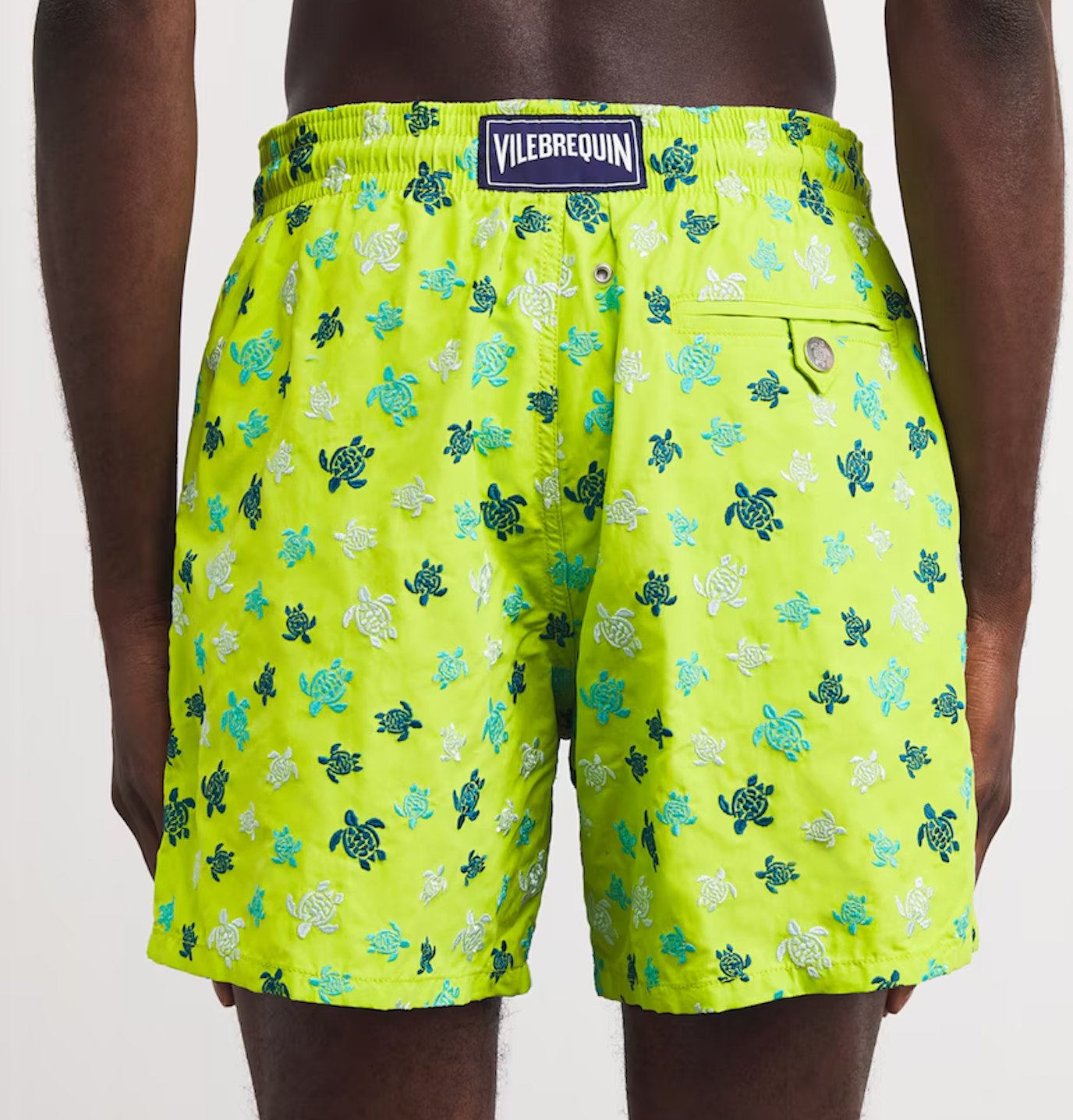 Vilebrequin Turtle Embroidered Mistral Swim Shorts