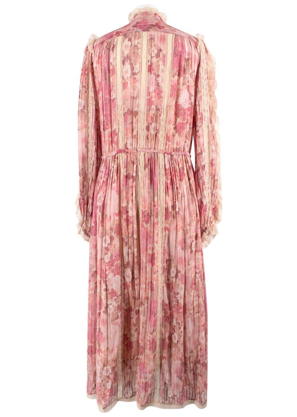 Zimmermann Concert pintuck-detail midi dress
