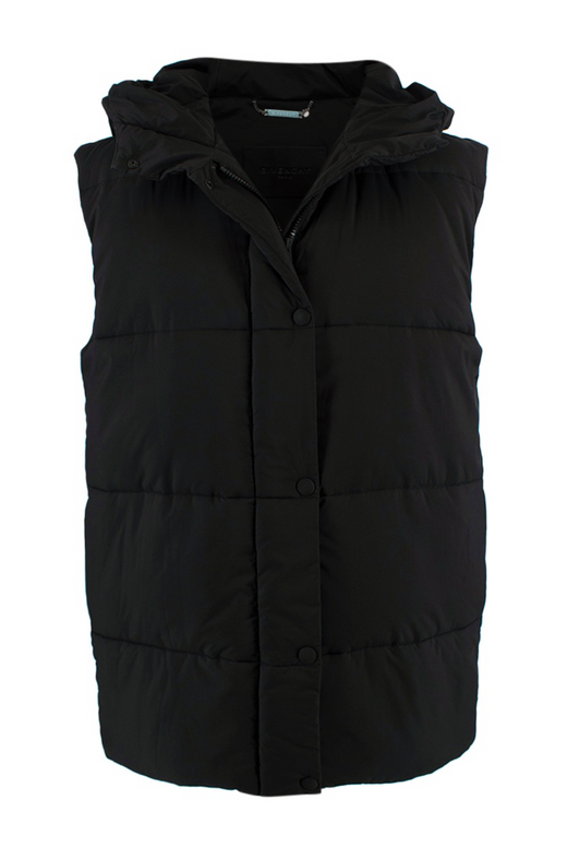 Black Down Hooded Gilet