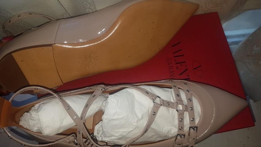 Valentino Love Latch Ballerina Flats