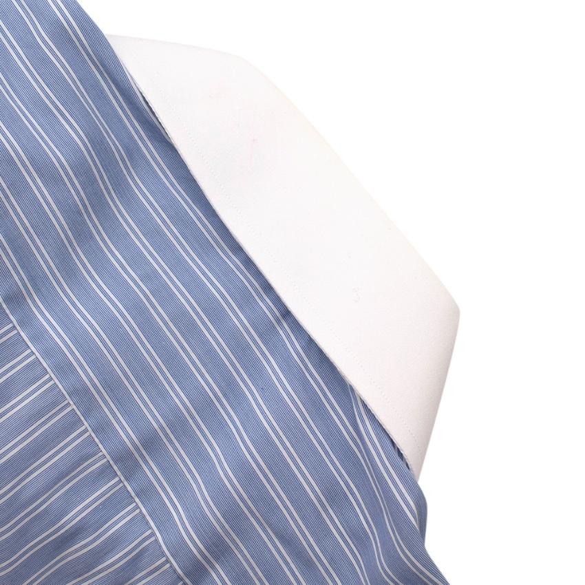 Emanuele Maffeis Blue Cotton Long Sleeve Tailored Shirt
