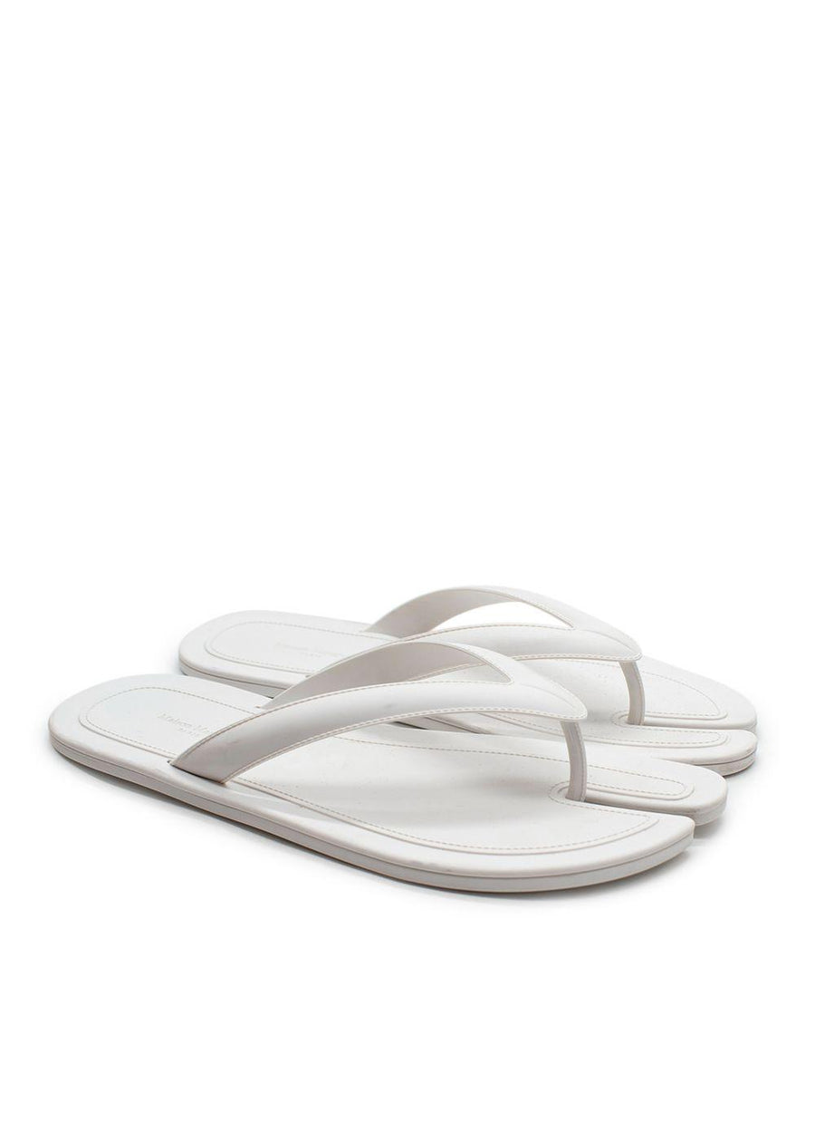 Maison Martin Margiela White Tabi Flip Flops