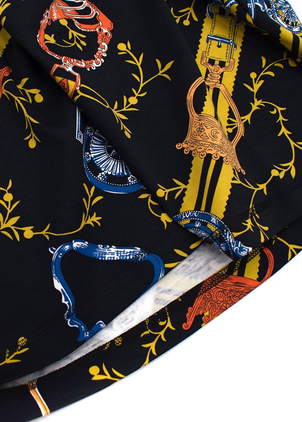 Hermes Bleu Abysse  'Etriers Interlock' Maxi T-Shirt
