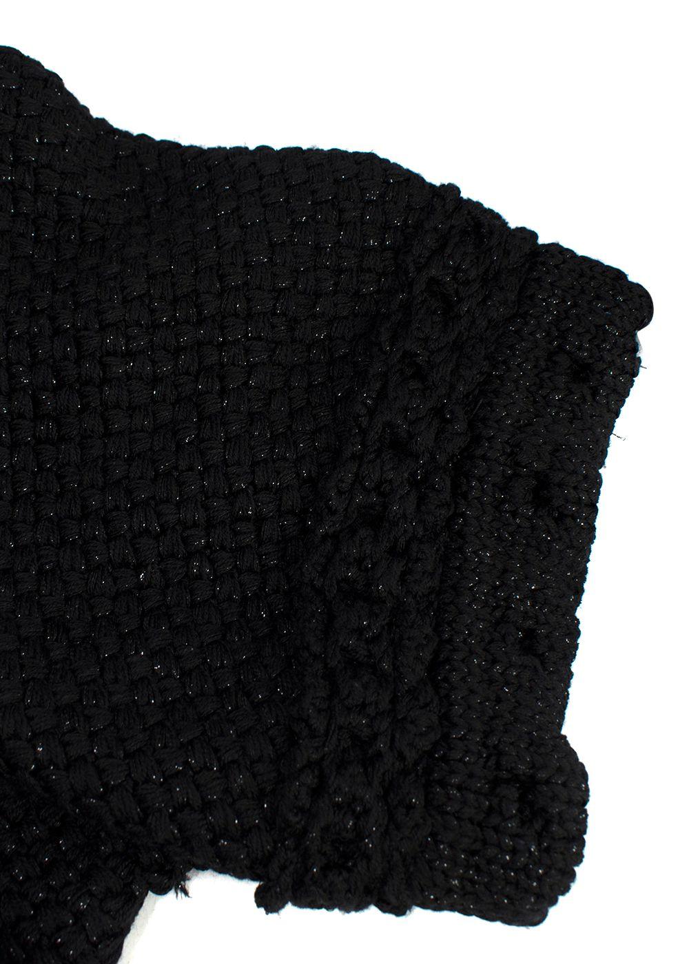 Andrew GN Black Sparkle Cardigan