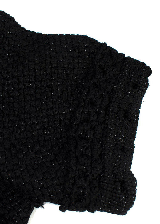 Andrew GN Black Sparkle Cardigan