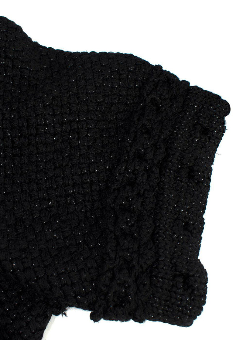 Andrew GN Black Sparkle Cardigan