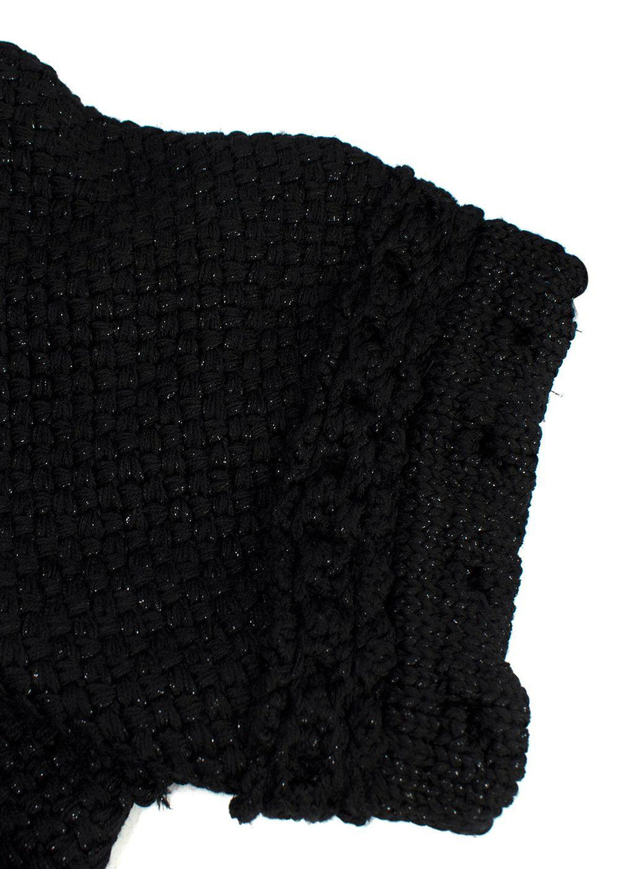 Andrew GN Black Sparkle Cardigan
