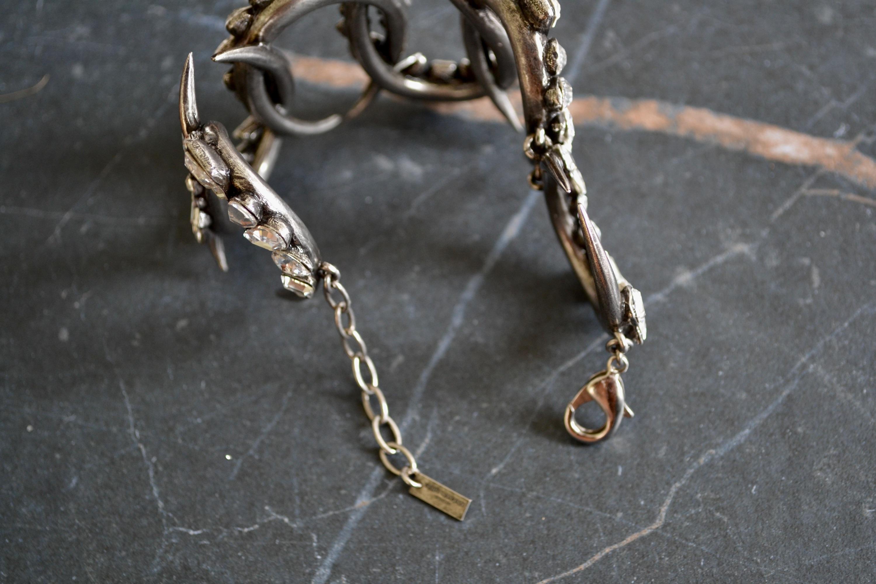 Saint Laurent Crystal Cuff Smoking Collection