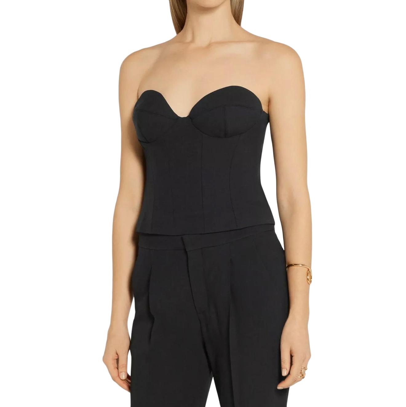 Chayalan Signature Black Bustier - Seen on Jodie Comer in Killing Eve