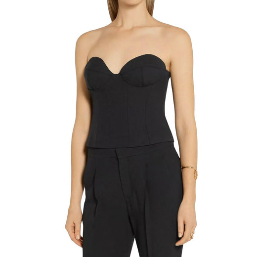 Chayalan Signature Black Bustier - Seen on Jodie Comer in Killing Eve